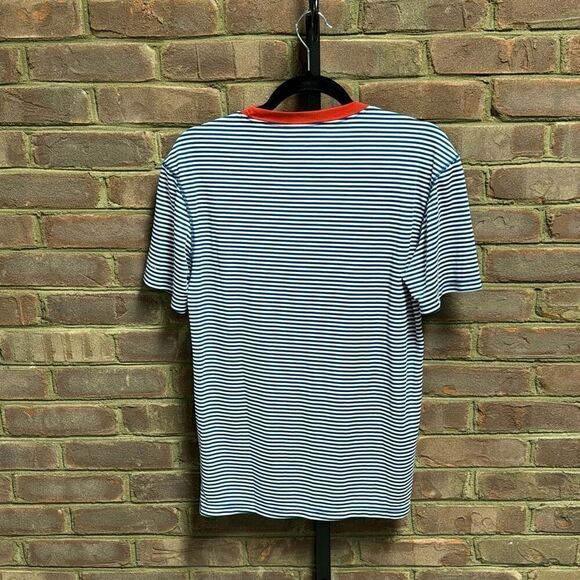 Southern Tide Men’s Blue LIBERTY STRIPE PERFORMANCE TEE SHIRT Size S - Picture 5 of 8